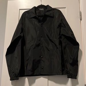 aelfricedenofficial black windbreaker size XL